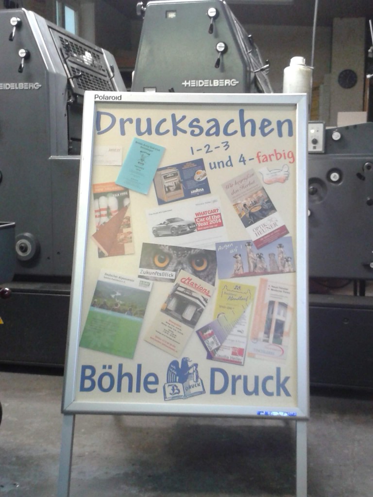 Plakate und Flyer Böhle Druck